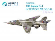 1/48 Jaguar Gr.1  & color Interior Kitty Hawk