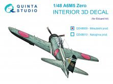 1/48 A6M5 Zero for Mitsubishi Production Interior for Eduard