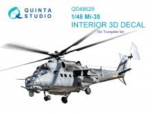 1/48 Mi-35  & color Interior for Trumpeter