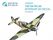 1/48 Yak-7B color Interior for Zvezda