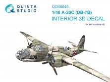 1/48 A-20C Havoc DB-7B color interior for HKM
