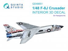 1/48 F-8J Crusader 3D & color Interior for Hasegawa/Hobby 2000