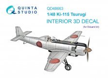 1/48 Ki-115 Tsurugi color Interior for Eduard