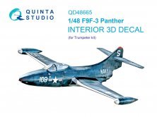 Quinta Studio Interni 3D F9F-3 Panther 1/48 Trumpeter