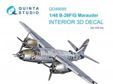 Quinta Studio Int�rieur 3D B-26F/G Marauder 1/48 pour ICM