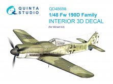 Quinta Studio Fw 190D 3D Int�rieur 1/48 pour Miniart