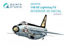 QUINTA STUDIO 1/48 Lightning F.6 3D-Farbinterieur QUINTA STUDIO 1/48 Lightning F.6 3D-Farbinterieur