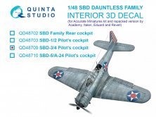 QUINTA STUDIO SBD-3/SBD-4 Dauntless Intérieur 1/48 QUINTA STUDIO SBD-3/SBD-4 Dauntless Intérieur 1/48