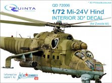 1/72 Mi-24V 3D-Print & colour Interior decal