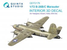 1/72 Martin B-26B Marauder Interior for Eduard, Hasegawa