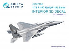 1/72 McDonnell F-15C Early/F-15J Eagle Early coloured Interior