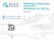 1/72 Lamp holder for WWII British landing lights