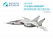 1/72 MiG-25RB/MiG-25RBT & color Inter.for ICM