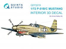 1/72 P-51B/P-51C Mustang Interior for Arma Hobby