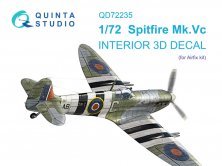 1/72 Spitfire Mk.Vc color Interior for Airfix