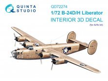 Quinta Studio Int�rieur 3D B-24D/B-24H Liberator 1/72 Airfix