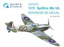Quinta Studio Spitfire Mk.Vb Int�rieur 3D 1/72 Eduard