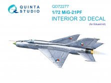 Quinta Studio MiG-21PF Int�rieur 3D 1/72 pour Eduard