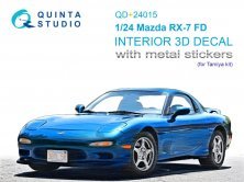 1/24 Mazda RX-7FD Interior for Tamiya with sticker