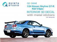Quinta Studio 1/24 Nissan Skyline GT-R R34 V-Spec 3D Quinta Studio 1/24 Nissan Skyline GT-R R34 V-Spec 3D