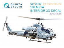 1/35 AH-1W Interior for Trumpeter with resin parts