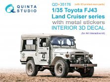 Quinta Studio Int�rieur 3D Toyota FJ43 Land Cruiser 1/35