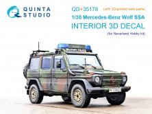 Quinta Studio Mercedes-Benz Wolf SSA Interni 3D 1/35