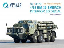 Quinta Studio Int�rieur 3D BM-30 Smerch 1/35 Trumpeter
