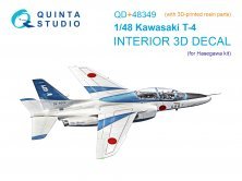 1/48 Kawasaki T-4  & color Interior for Hasegawa