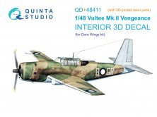 Quinta Studio Vultee Mk.II Vengeance Interno 3D 1/48
