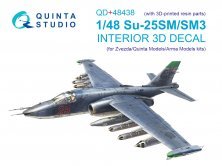 1/48 Sukhoi Su-25SM/SM3 coloured Interior