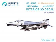 1/48 McDonnell F-4G Phantom late Interior for Zoukei-Mura