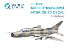 1/48 Su-17M4/Su-22M4 color Interior for Hobby Boss