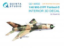 1/48 MiG-21PF  & color Interior for Eduard