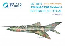 1/48 MiG-21SM Fishbed-J Interior for Eduard