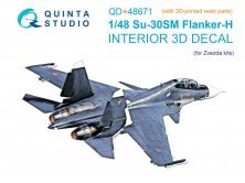 Quinta Studio Su-30SM Interno 3D 1/48 per Zvezda