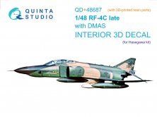 Quinta Studio RF-4C Phantom II Late DMAS 3D 1/48 Hasegawa