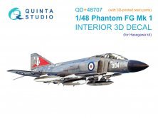 Quinta Studio 1/48 F-4K Phantom FG.1 Amélioration 3D Quinta Studio 1/48 F-4K Phantom FG.1 Amélioration 3D