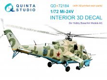 1/72 Mi-24V Interior for Hobby Boss/ARK Models with 3D parts
