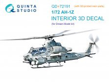 1/72 AH-1Z  & color Interior for Dream Models