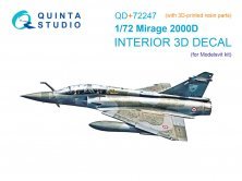 1/72 Mirage 2000D color Interior for Modelsvit