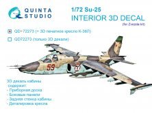 Quinta Studio Int�rieur 3D Su-25 1/72 pour Zvezda