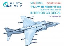 1/32 AV-8B Harrier II late 3D-Print. & color Interior