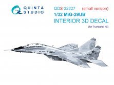 1/48 MiG-29UB & color Interior for Trumpeter SMALL