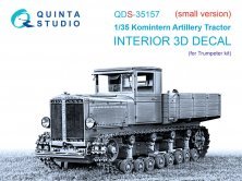 1/35 Komintern Artillery Tractor 3D & color interior