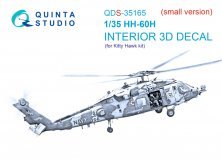 1/35 HH-60H Rescue Hawk 3D & color interior for Kitty Hawk SMALL