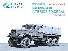 Quinta Studio KrAZ-255B Int�rieur 3D RDN Small 1/35