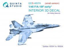 1/48 F/A-18F early Interior for Hobby Boss Small version