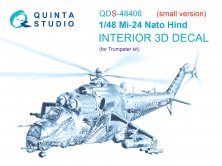 1/48 Mi-24 Nato Hind Interior for Trumpeter Small version