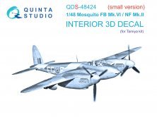 1/48 Mosquito FB Mk.VI/NF Mk.II Interior for Tamiya, small vers.
